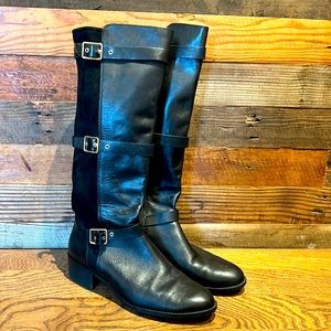 Coke Haan Dress Leather and Suede Boots Size 11